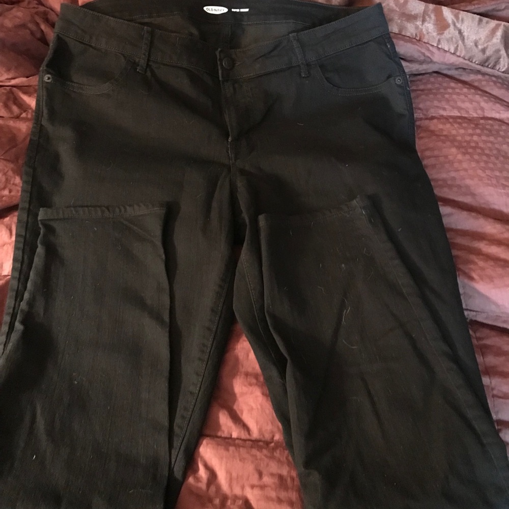 Black Old Navy super skinny Jeans size 14